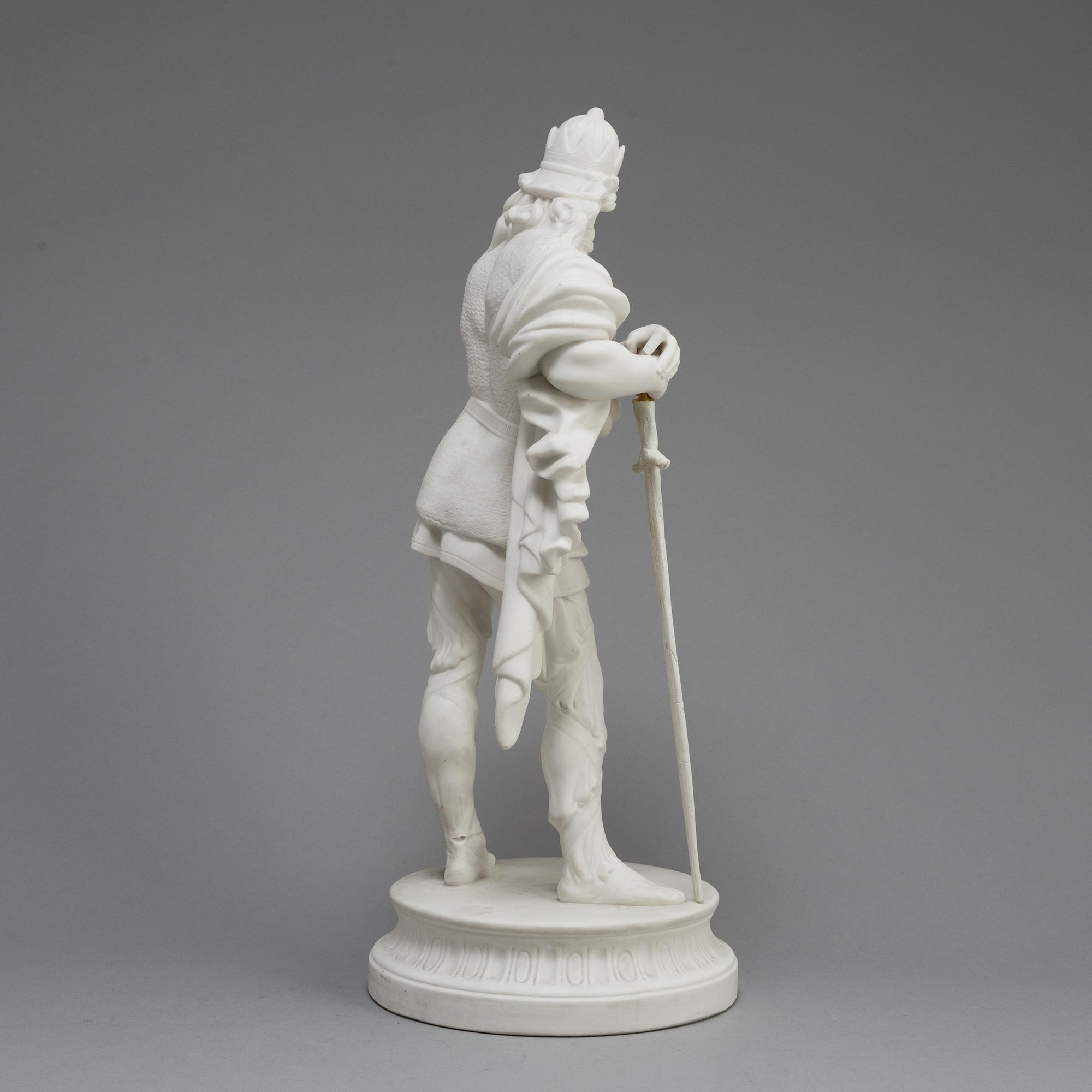 A LATE 19TH CENTURY PARIAN FIGURE, Gustafsberg.