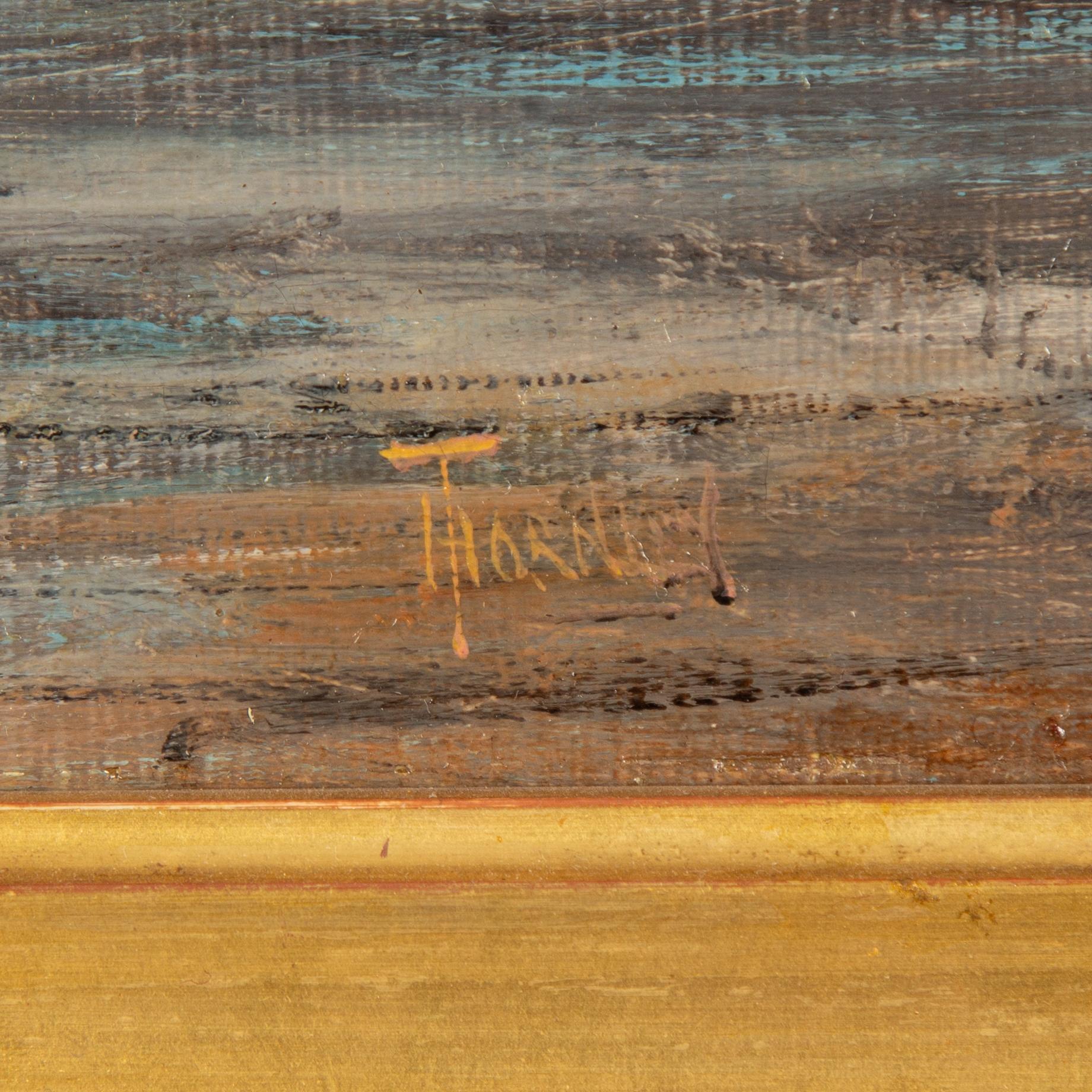 Charles Thornley, "Low tide - Scarborough".