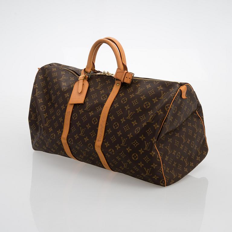 Louis Vuitton, A Monogram canvas 'Keepall 55' Bag.