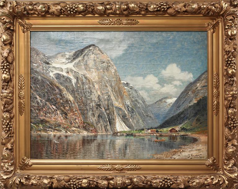 JOHANN HOLMSTEDT, olja på duk, sign.