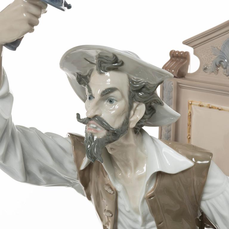 Lladró, figurin, "I am Don Quixote", Lladró, Spanien.