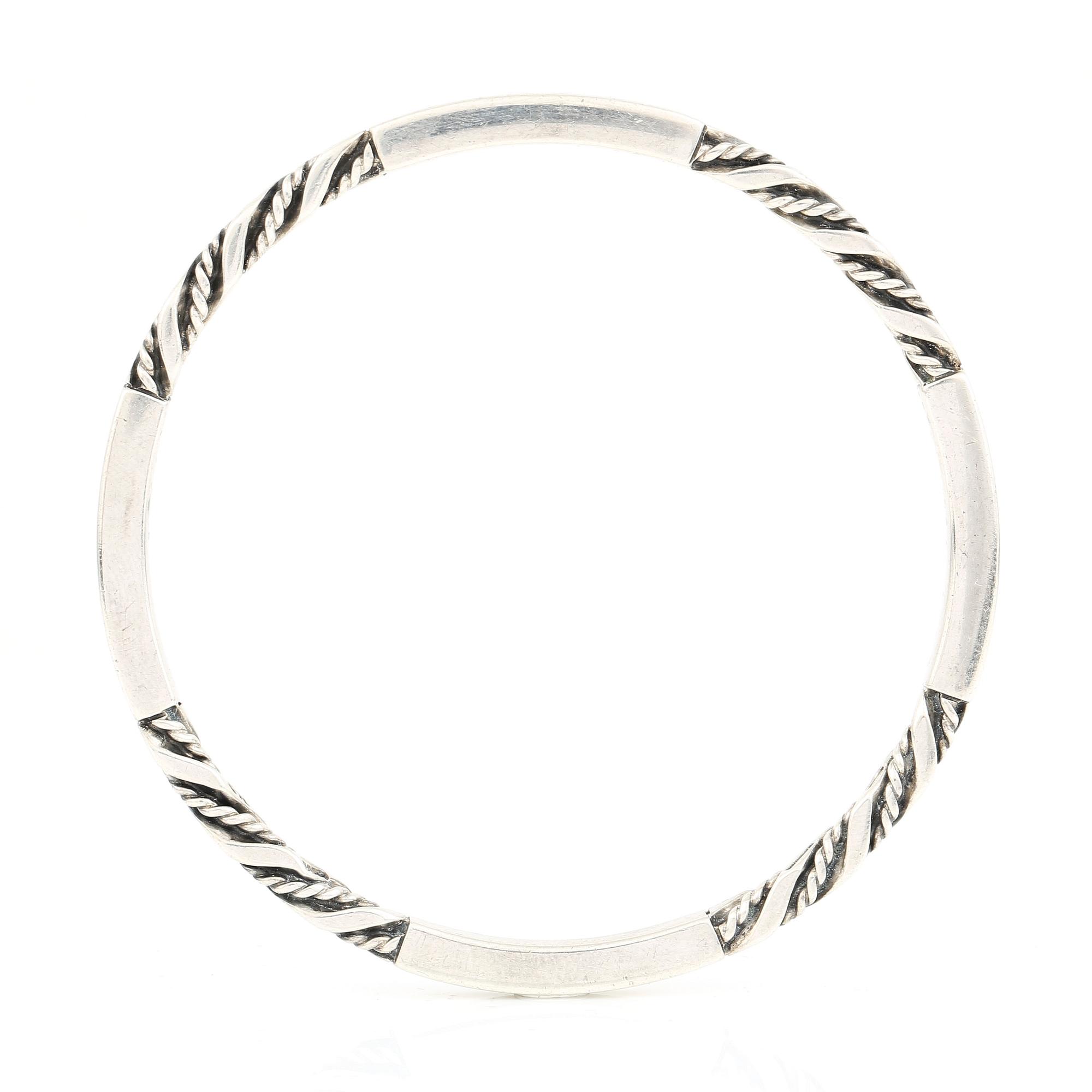 ARMRING, sterlingsilver, Georg Jensen, Danmark. Vikt ca 25 gram.