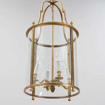 A brass lantern, second half of the 19th Century.