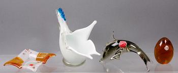 PARTI GLAS, 4 delar, Murano, Italien.