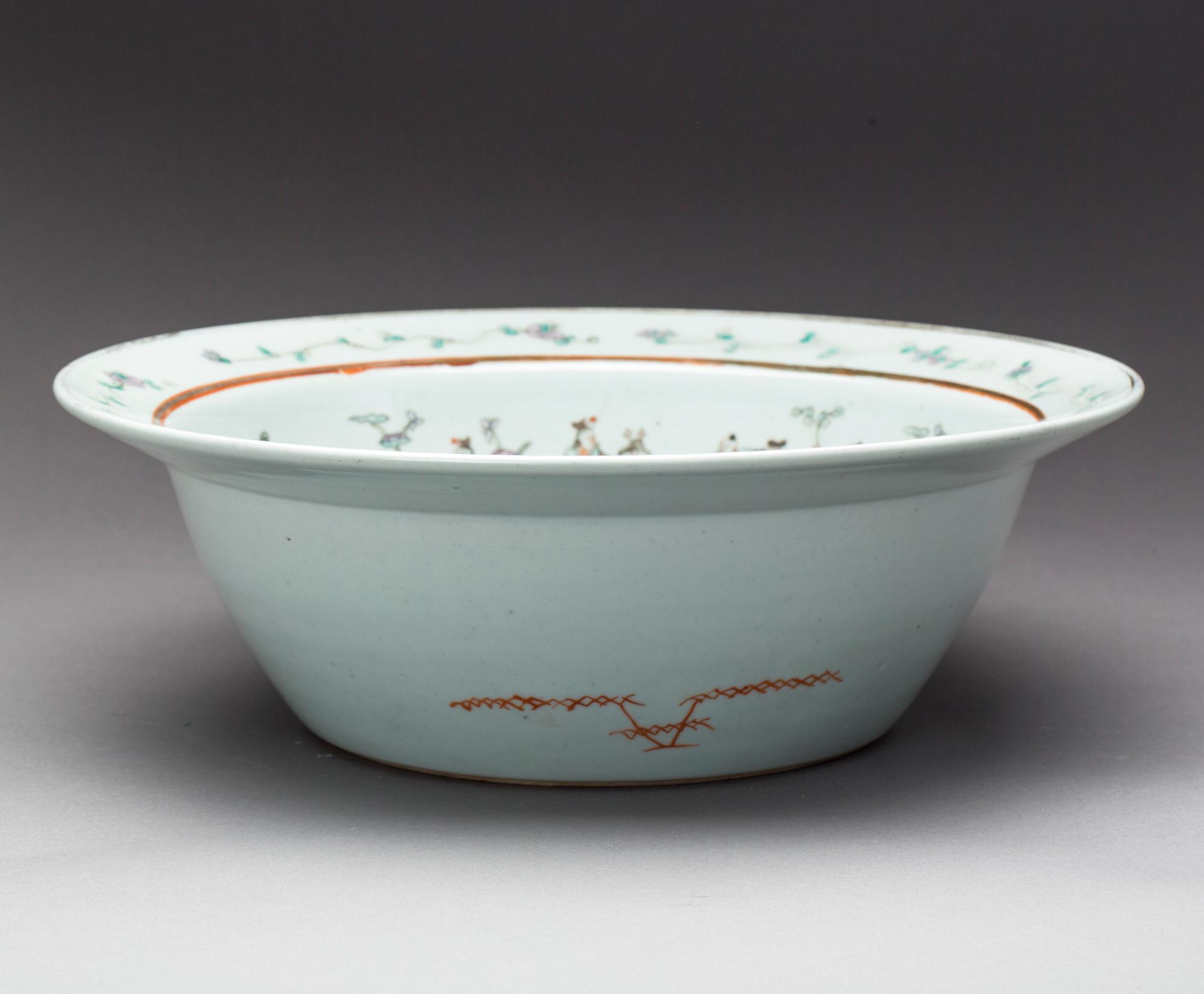 SKÅL, Kina, 1800-tal, porslin.