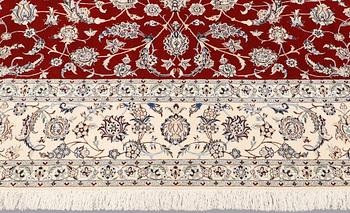 A carpet, Nain Part Silk, so called 6LAA, ca 356 x 260 cm.
