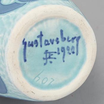 JOSEF EKBERG, a stoneware "Sgraffito" vase, Gustavsberg, Sweden 1920.