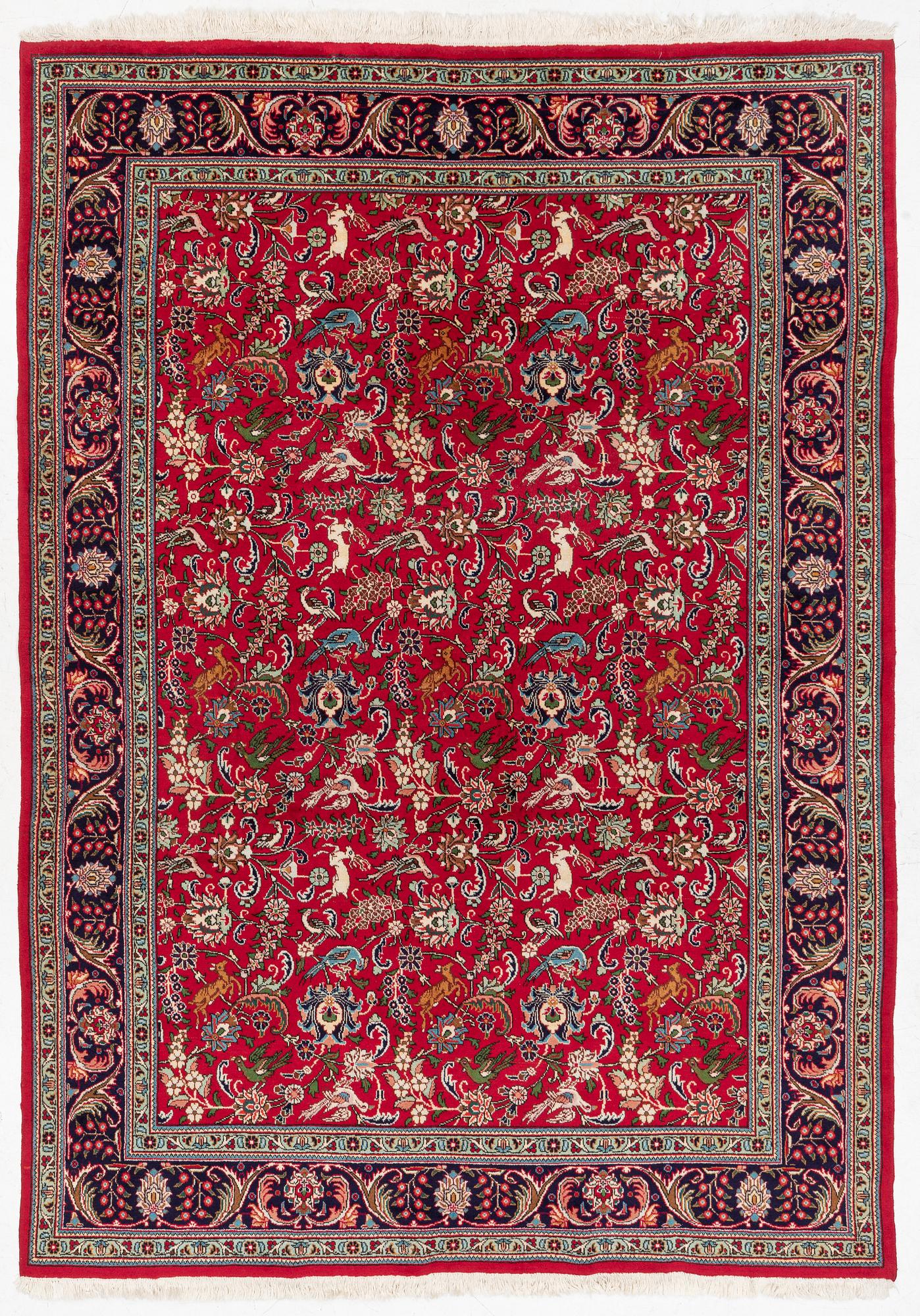 Carpet, Tabriz, approx. 350 x 245 cm.