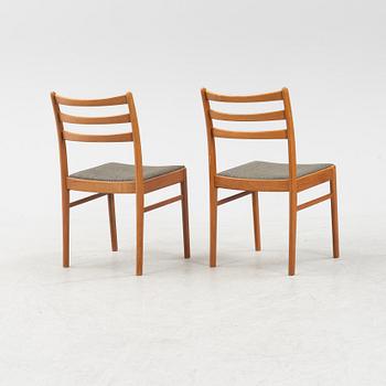 A 7-piece teak dining group, 1960's.