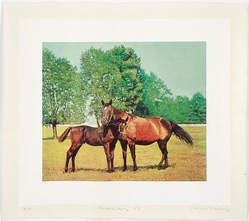 MALCOLM MORLEY, Serigrafi, signerad A/P. Daterad -69.
