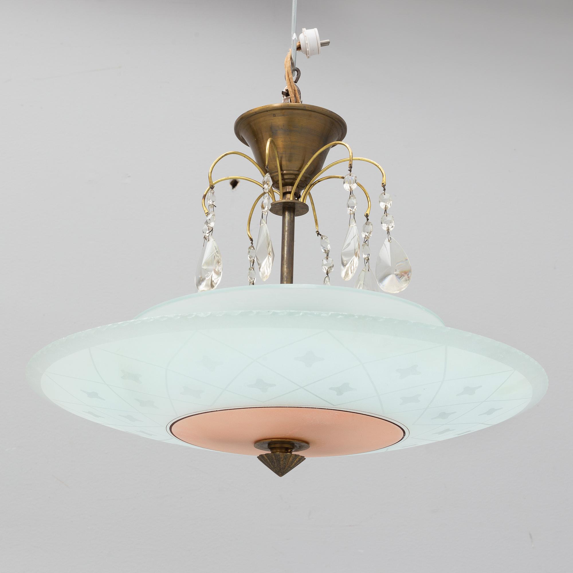 A ceiling lamp, 1920's/30's.