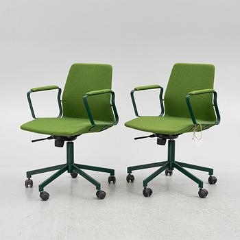 Alexander Lervik, karmstolar, 6 st, "Pilot", Johanson Design.
