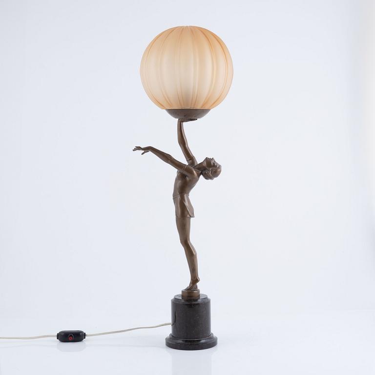 An Art Déco table lamp, 1920's/30's.