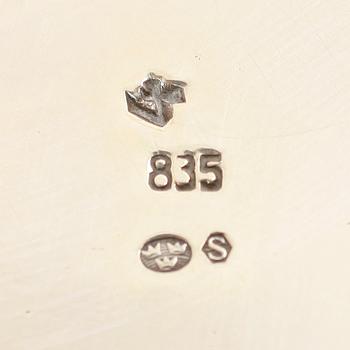 STOP, silver, importstämplar, 1900-tal. Vikt 761 g.