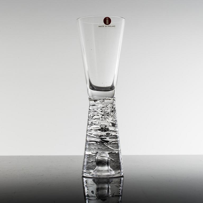 10 glases, 'Arkipelago' by Timo Sarpaneva, Iittala, 1980-93.

Pressad dekor av v.