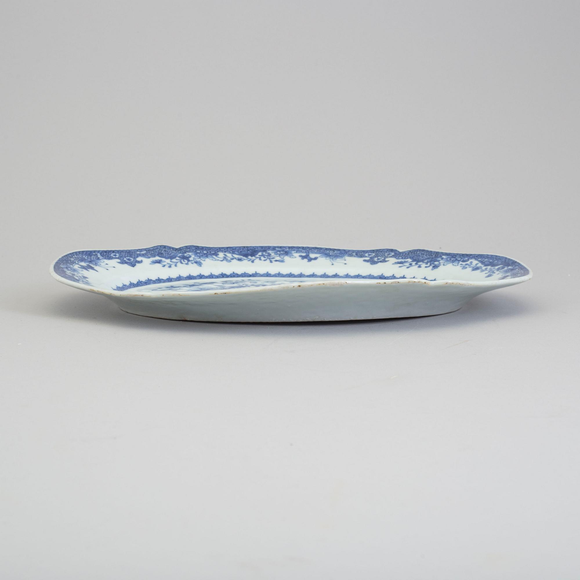 FAT, kompaniporslin. Qingdynastin, Qianlong (1736-95).