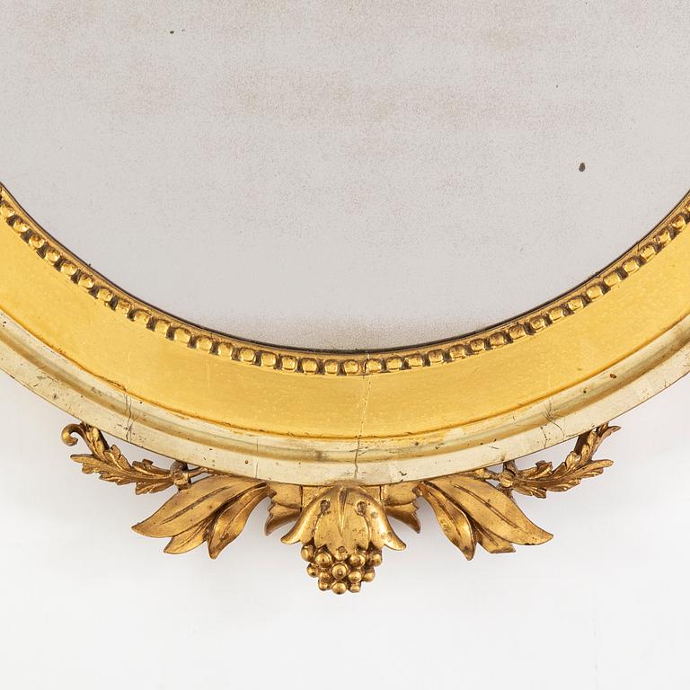 A Swedish Gustavian 18th century mirror/frame,