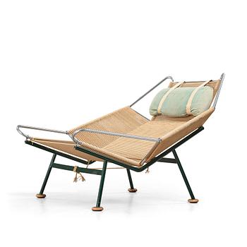 42. Hans J. Wegner, a 'Flag Halyard' easy chair, Getama, Denmark.