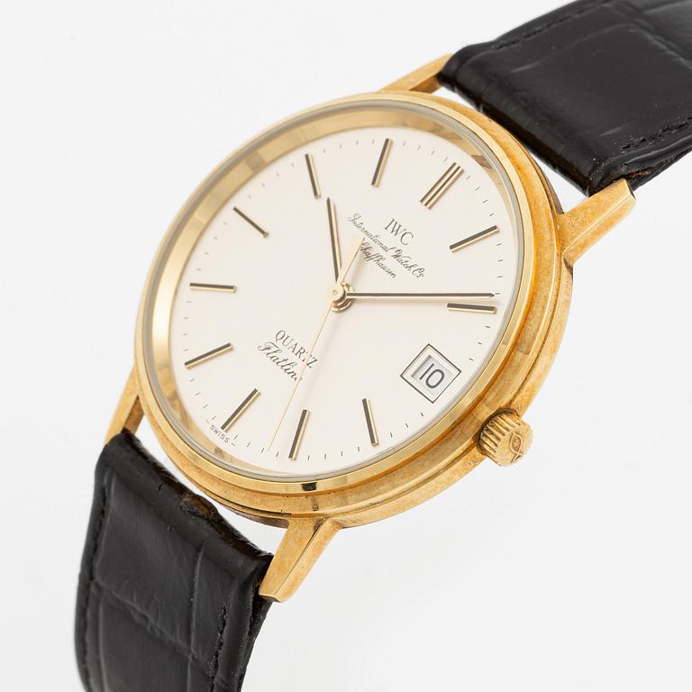 IWC, Flatline, wristwatch, 33 mm.