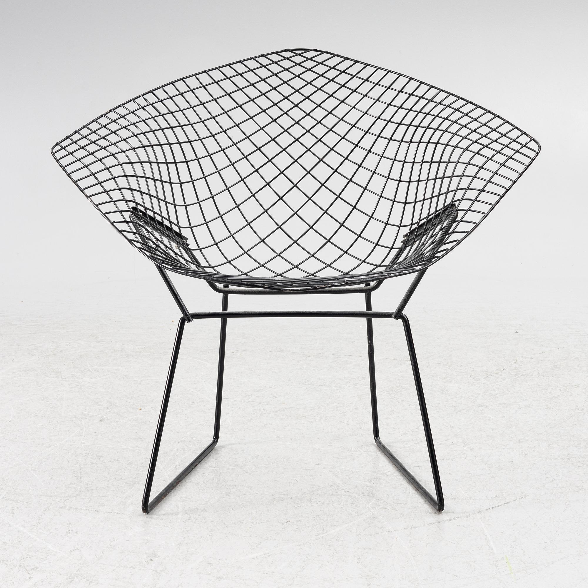 Henry Bertoia, armchair, "Diamond Chair".