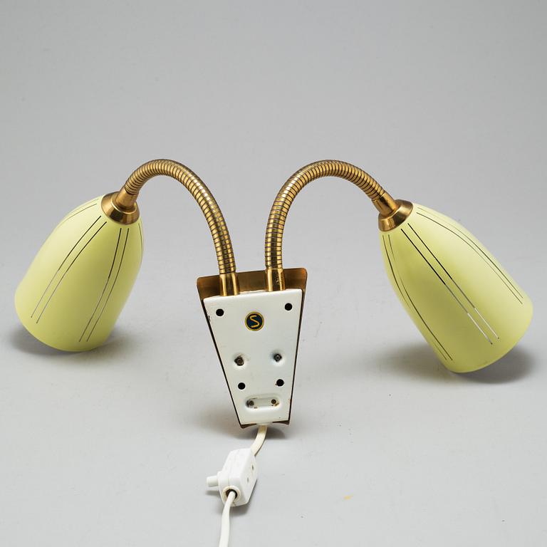 SÄNGLAMPA/VÄGGLAMPA, 1900-talets mitt.