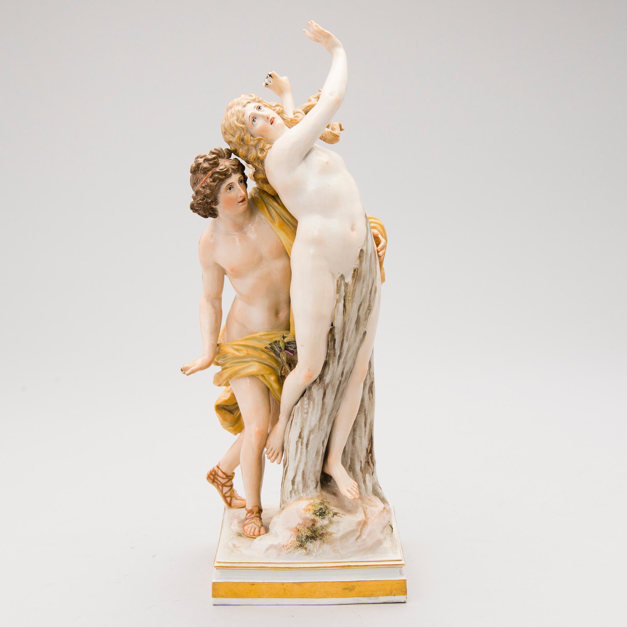 A Meissen porcelain figural group, Germany late 19th Century.