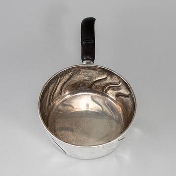 A Swedish 20th century silver pot, mark of CG Hallberg, Stockholm 1917.