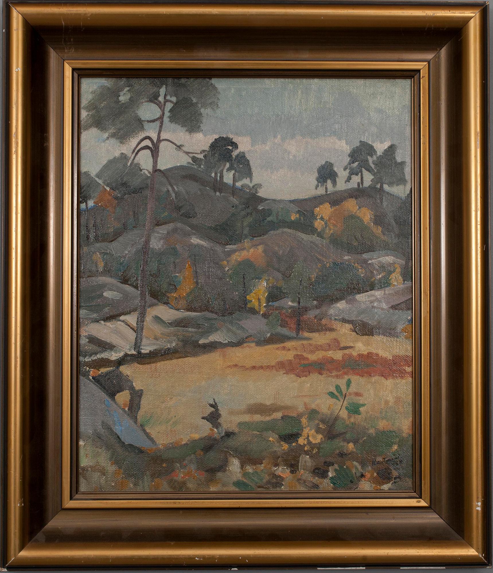 KALLE RAUTIAINEN (FINLAND), olja på duk, sign.