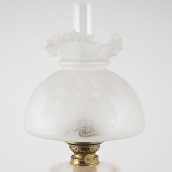 Fotogenlampa, omkring 1900.