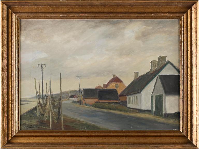 WERNER NIELSEN, olja på duk, signerad.