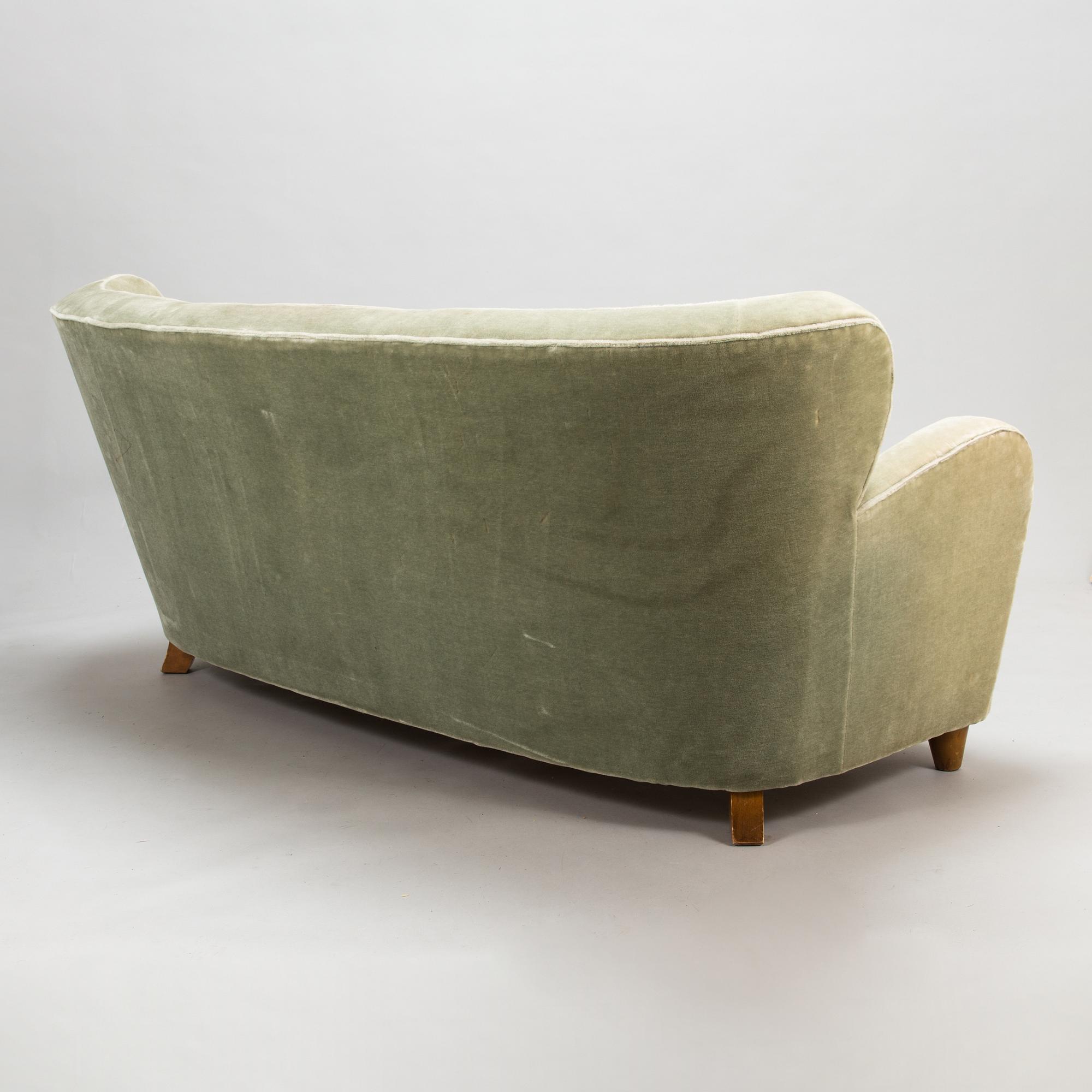 A mid-20th century sofa.