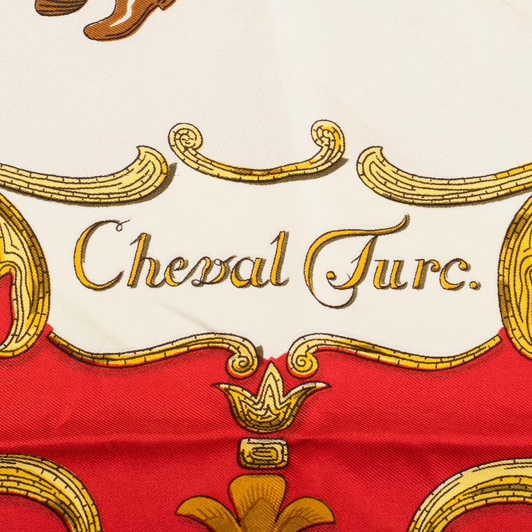 HERMÈS, "Cheval Turc", scarf.