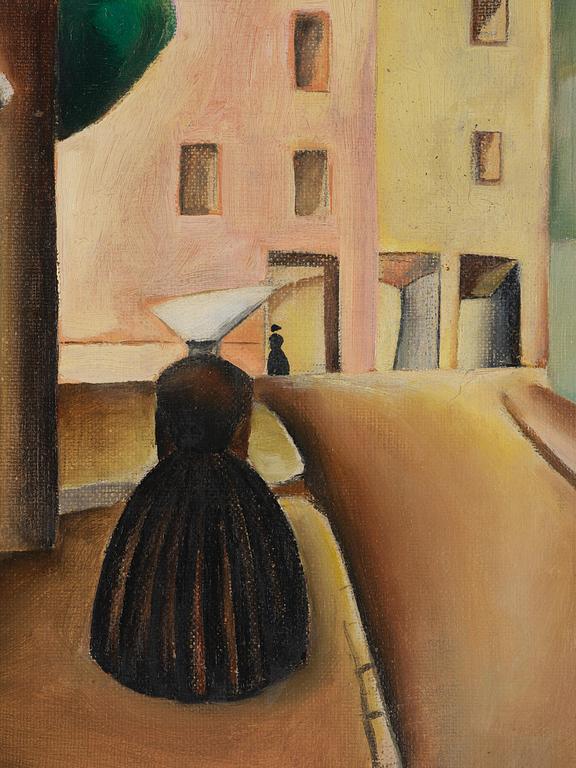 Waldemar Lorentzon, Cityscape, France.