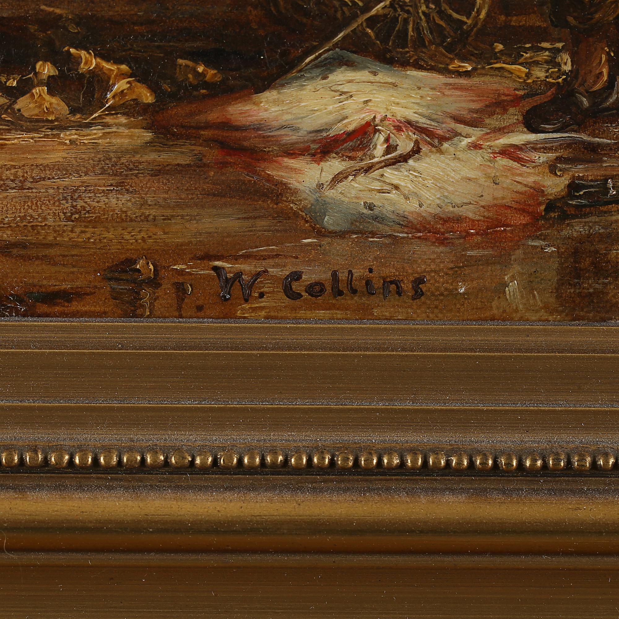 WILLIAM COLLINS. Olja på duk. Signerad W Collins.