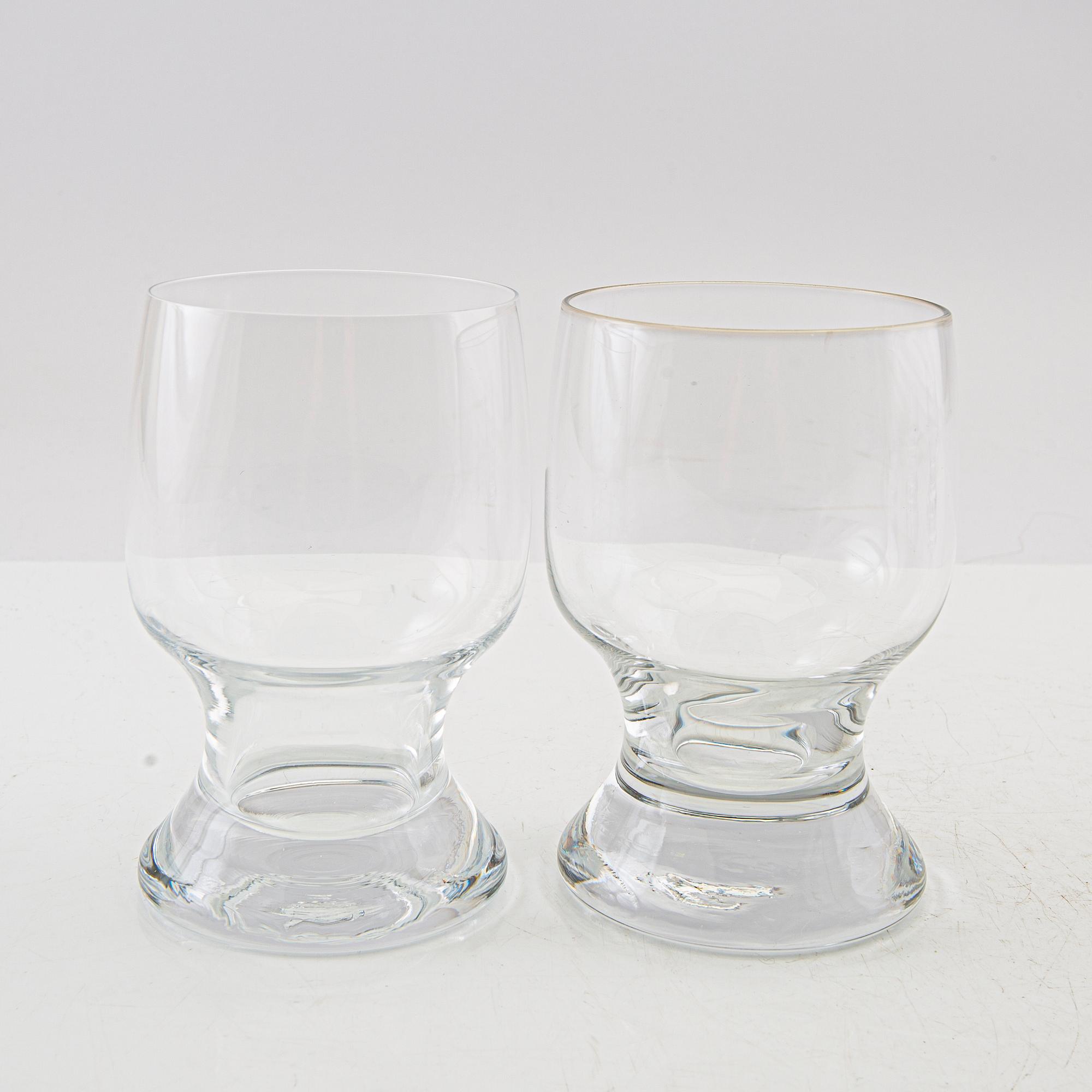 Signe Persson-Melin, servis 69 dlr "Porter" Kosta Boda sent 1900-tal.