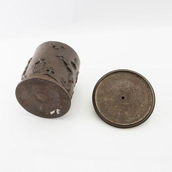 Carl Elmberg, tobacco box, "Tobacco Box No. 1", Näfveqvarn's factory.