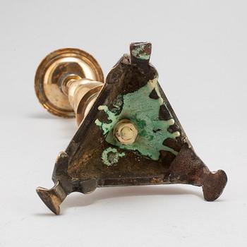 LJUSSTAKE, brons, 1600-tal.