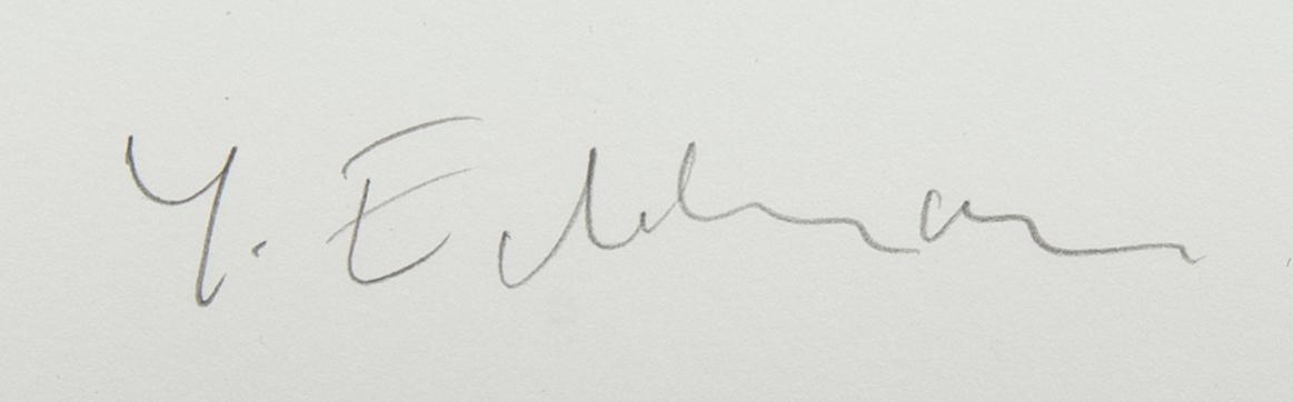 Yrjö Edelmann, a signed and numbered colour lithograph.