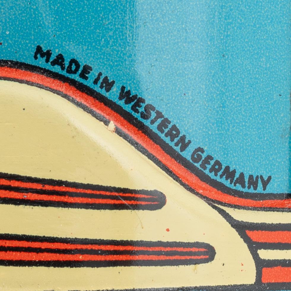 Plåtleksak, radiobilar, Hoch & Beckman, Tyskland, 1900-talets mitt.