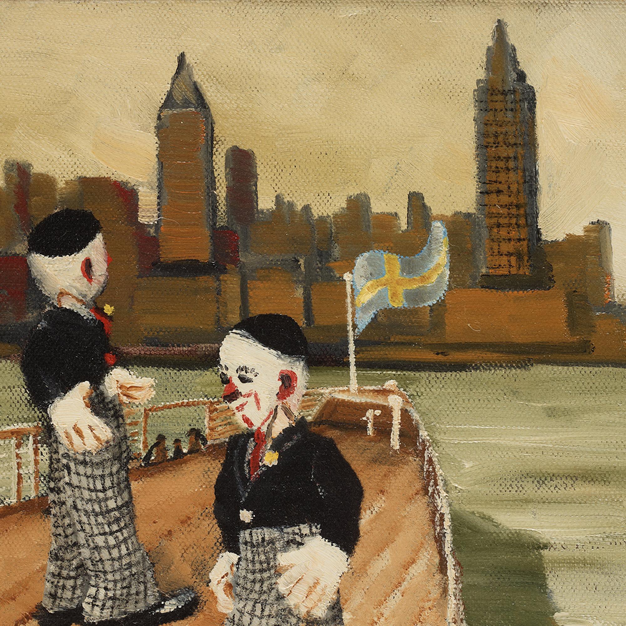 Gunnar Löberg, "Clownernas avfärd från New York".
