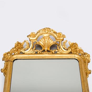 Spegel, nyrokoko, 1800-talets andra hälft.