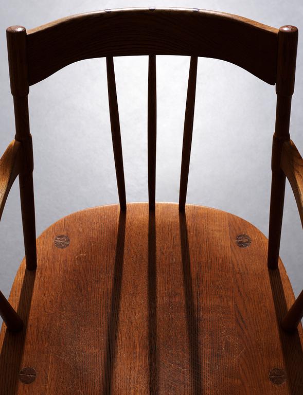 HANS J WEGNER, a "Windsor" chair for Mikael Lauersen, Denmark, 1940's.