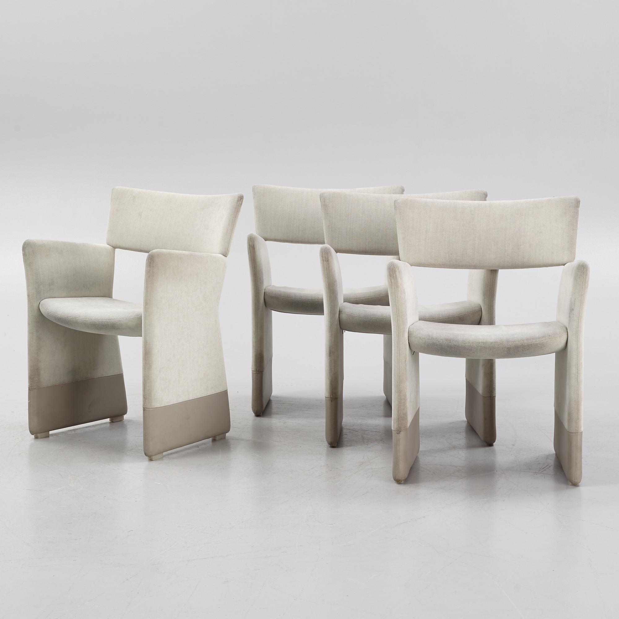 Chris Martin,  karmstolar, 4 st, "Crown armchair", Massproductions.