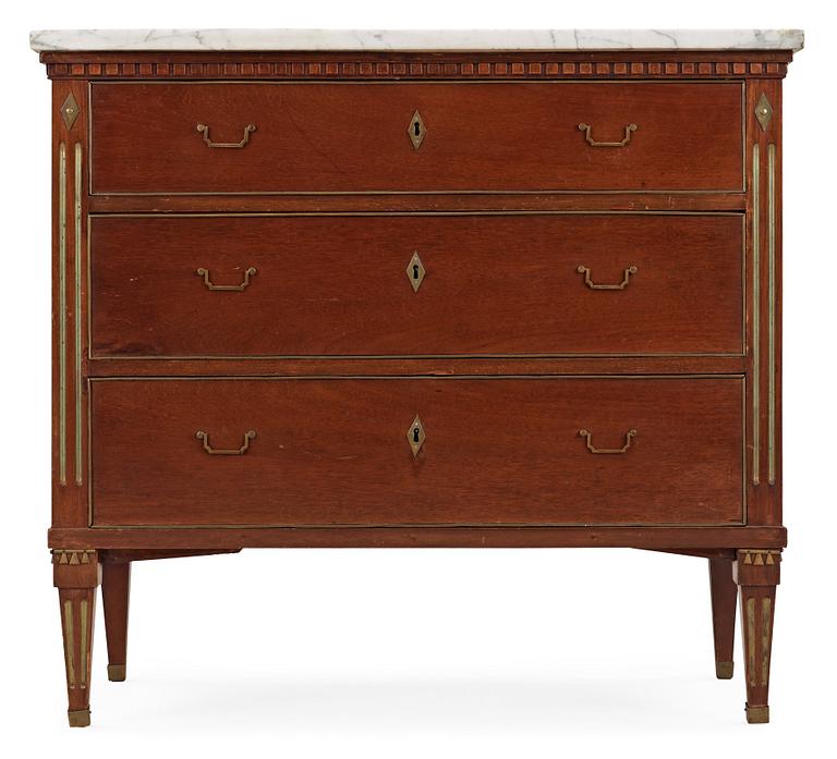 A late Gustavian late 18th century commode.