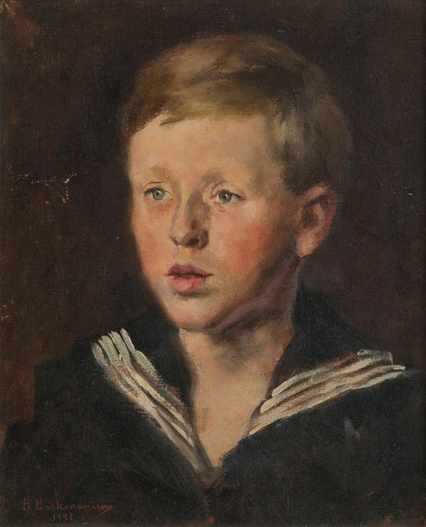 Hugo Backmansson, Porträtt av en pojke.