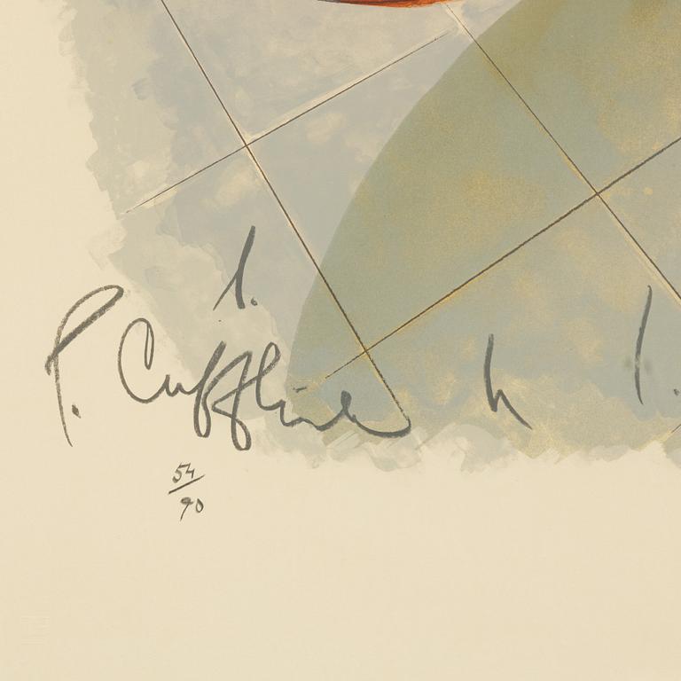 Claes Oldenburg, "Picasso Cufflink". From the portfolio "Hommage à Picasso".