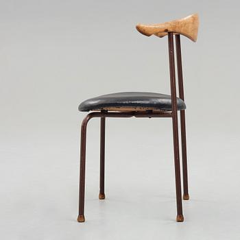 HANS J WEGNER, stol, prototyp av modell "H55", Fritz Hansen, Danmark 1955.