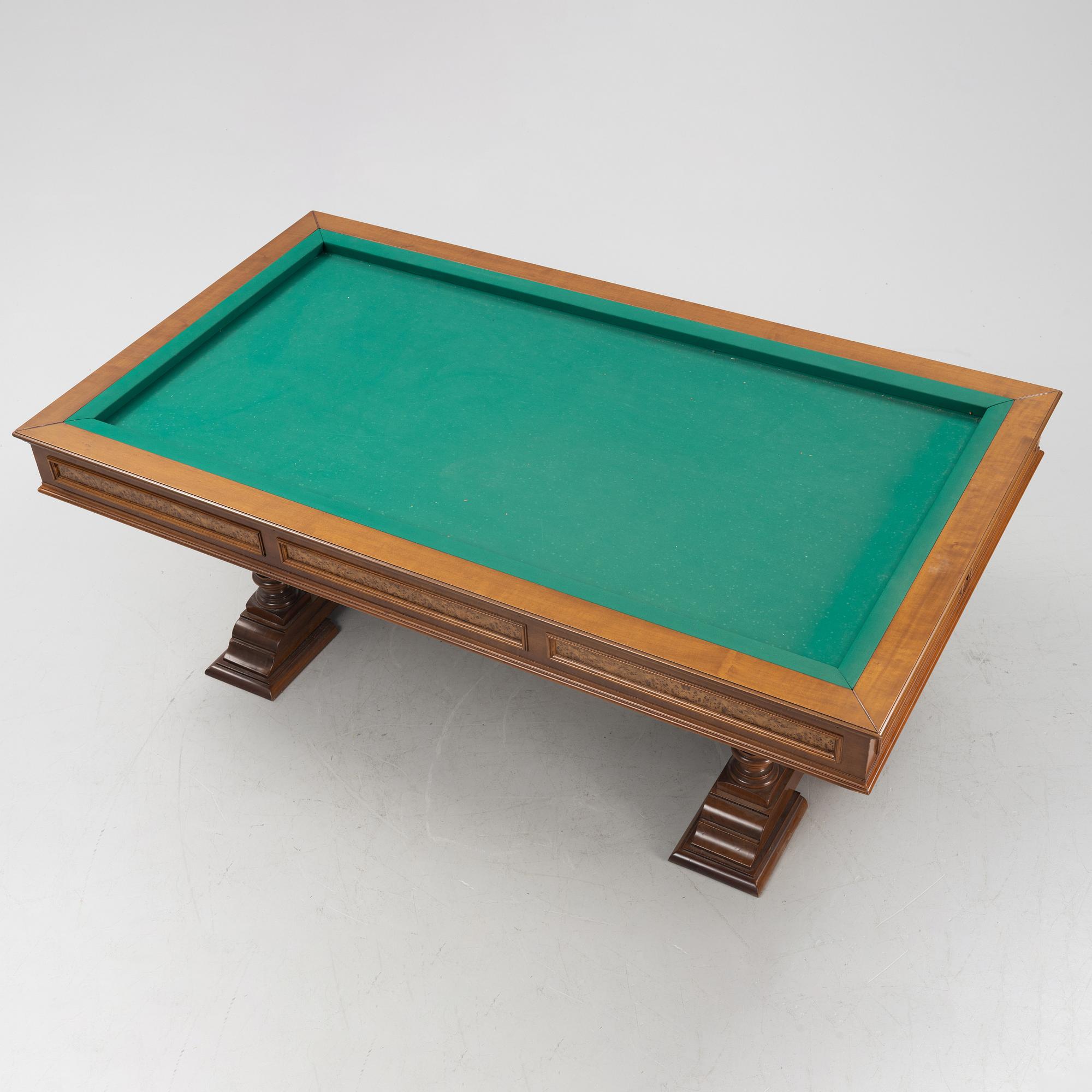 Carambolebord, 1900-talets första hälft.