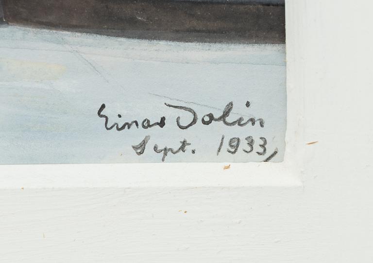 Einar Jolin, Vy mot Kastellholmen, Stockholm.