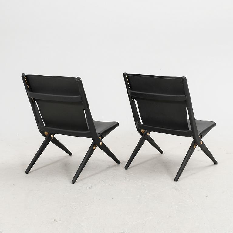 Mogens Lassen, stolar 1 par " Saxe chair", By Lassen 2022.